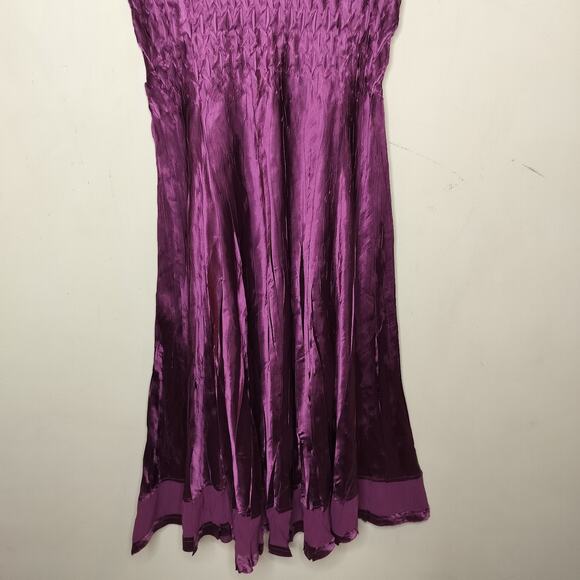 Dressbarn Collection Crinkle Dress Whimsy Gothic Romance Fairy - Picture 3 of 11